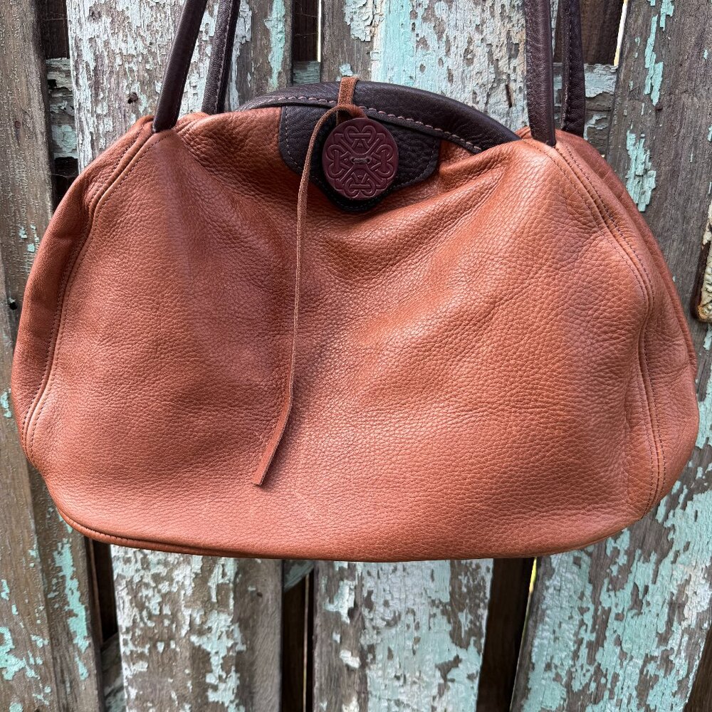 Amann Quality Leather Shoulder Bag Vintage